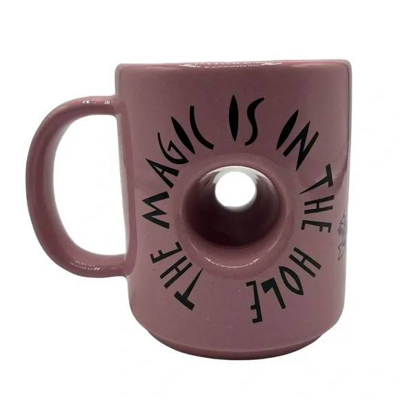 VOODOO DONUT COFFEE MUG preowned coffee mug “The magic is in the hole” - Picture 5 of 8